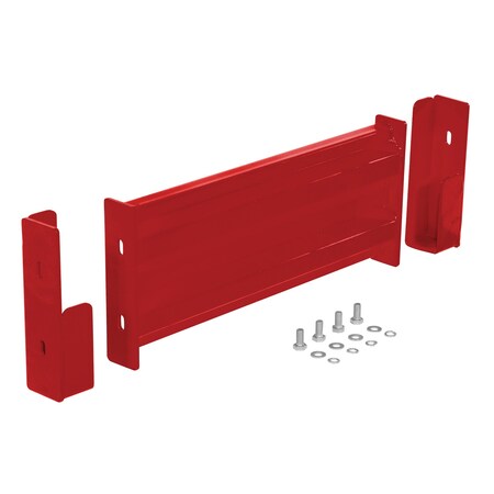 Drop-In Style Guard Rail 2 Ft Red